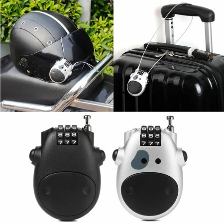 MOTORCYCLE HELMET CABLE LOCK